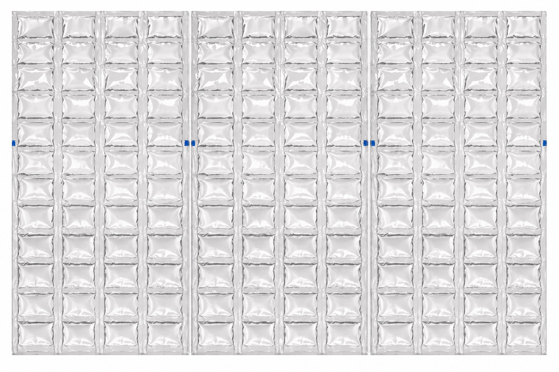 FluxCold Reusable Ice Packs for Coolers - 12" x 17" Extra Large Cooling Sheets (3 Pack)